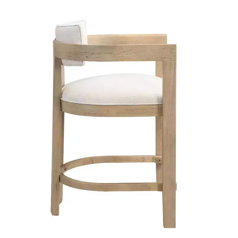 Ensemble de bar 3 pièces en bois et métal rembourré Olivia Christopher Knight Home