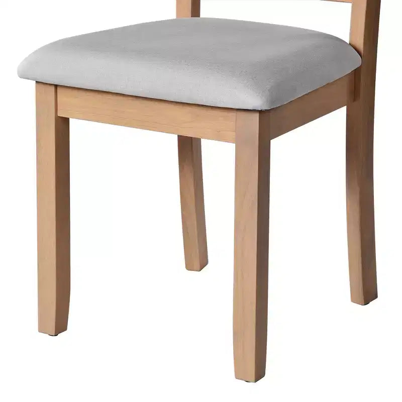 Ensemble de table à manger extensible 3/5 pièces, petite dinette avec table à abattants et chaises rembourrées, Naturel/Espresso/Marron-ModernLuxe