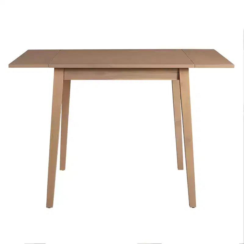 Ensemble de table à manger extensible 3/5 pièces, petite dinette avec table à abattants et chaises rembourrées, Naturel/Espresso/Marron-ModernLuxe
