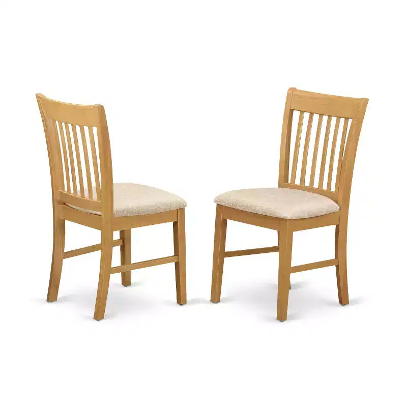 Ensemble de salle à manger rond 5 pièces chêne HomeStock Anno