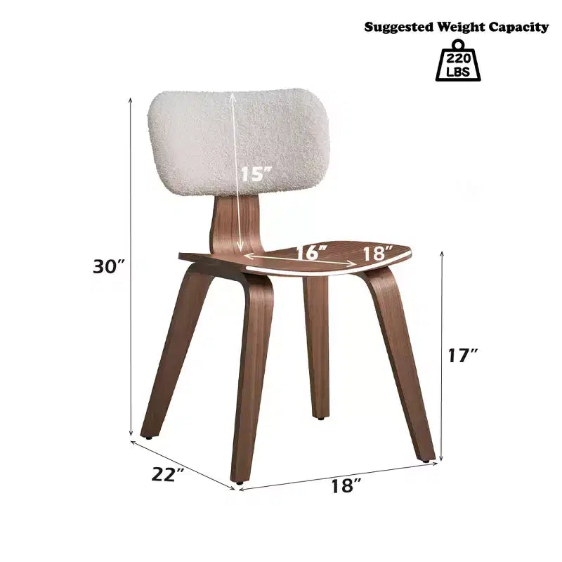 Ensemble de salle à manger 5 pièces en bois d'hévéa Borg GDFStudio