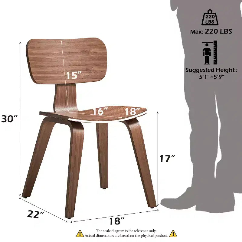 Ensemble de salle à manger 5 pièces en bois d'hévéa Borg GDFStudio