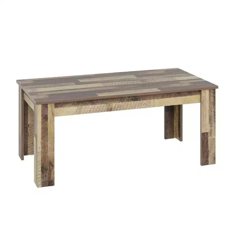 Table de salle à manger rustique de 160 cm pour 4-6 personnes, table de cuisine rectangulaire en bois, pour salle à manger, cuisine