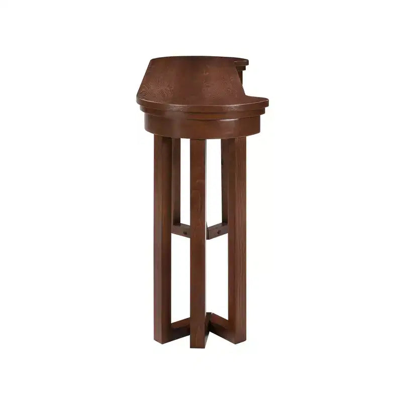 Ensemble de table de bar 4 pièces avec 3 tabourets de bar en PU, ensemble de salle à manger hauteur comptoir en bois massif, table de petit-déjeuner avec tabourets - ModernLuxe