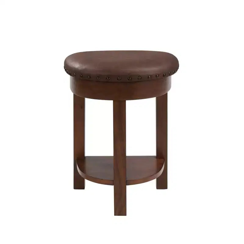 Ensemble de table de bar 4 pièces avec 3 tabourets de bar en PU, ensemble de salle à manger hauteur comptoir en bois massif, table de petit-déjeuner avec tabourets - ModernLuxe
