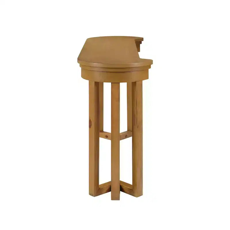 Ensemble de table de bar 4 pièces avec 3 tabourets de bar en PU, ensemble de salle à manger hauteur comptoir en bois massif, table de petit-déjeuner avec tabourets - ModernLuxe