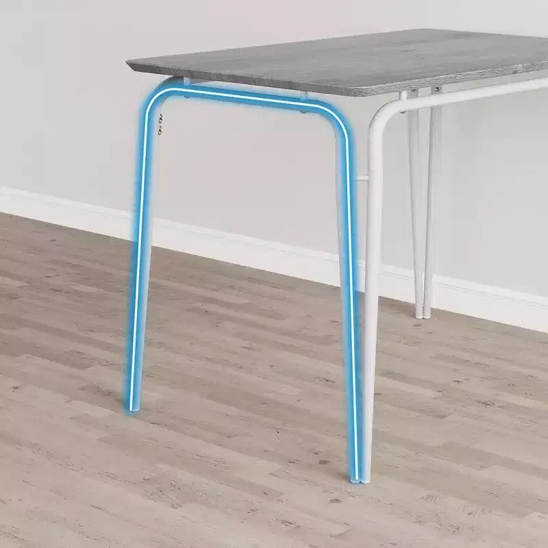Table de salle à manger pour 2, petit ensemble table et chaises pour 2, ensemble de dînette carré avec 2 chaises, ensemble de cuisine et salle à manger 3 pièces pour petit espace, appartement