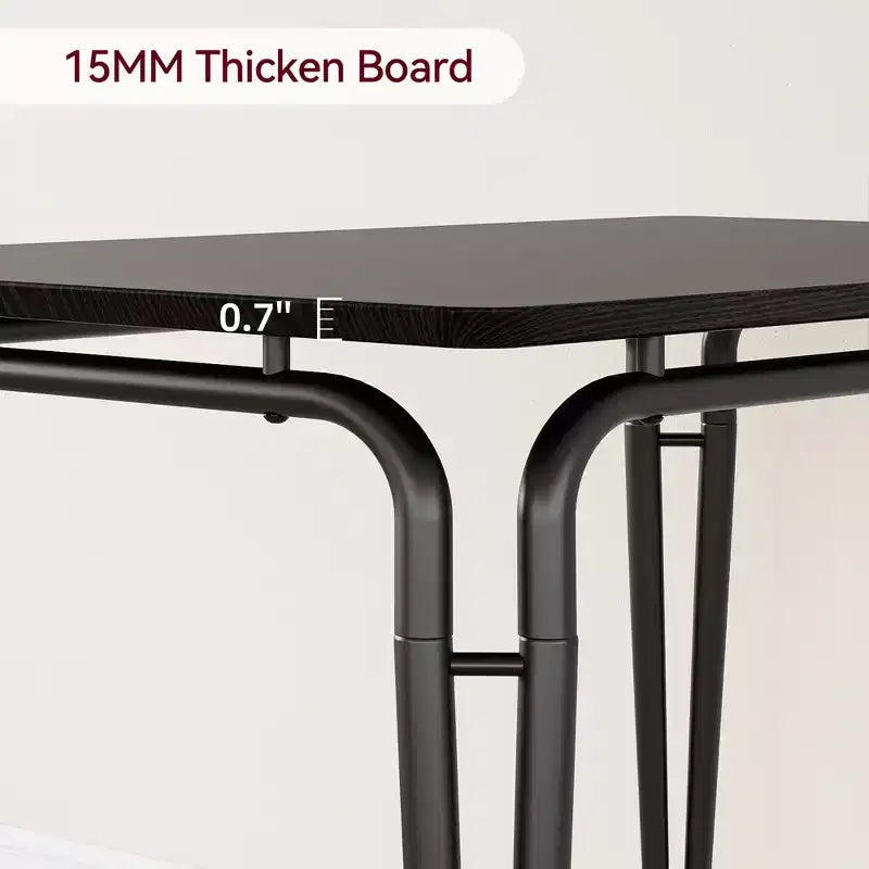 Table de salle à manger pour 2, petit ensemble table et chaises pour 2, ensemble de dînette carré avec 2 chaises, ensemble de cuisine et salle à manger 3 pièces pour petit espace, appartement