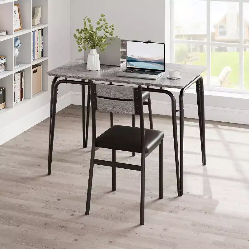 Ensemble de salle à manger pour 4, table de cuisine avec 4 chaises rembourrées, ensemble de petite table à manger de 5 pièces, table de salle à manger pour cuisine ou salle à manger