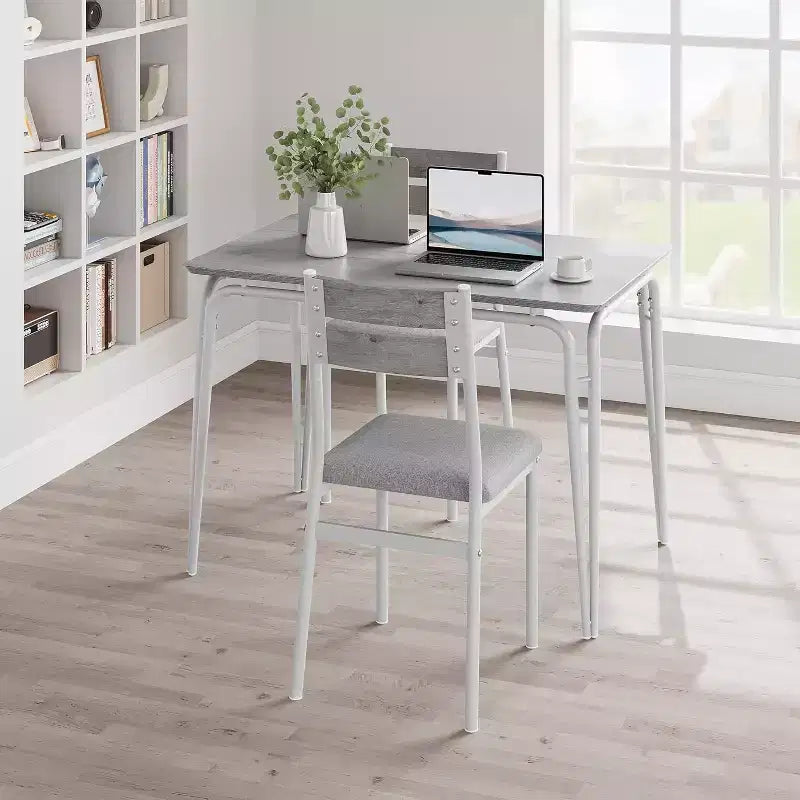 Ensemble de salle à manger pour 4, table de cuisine avec 4 chaises rembourrées, ensemble de petite table à manger de 5 pièces, table de salle à manger pour cuisine ou salle à manger