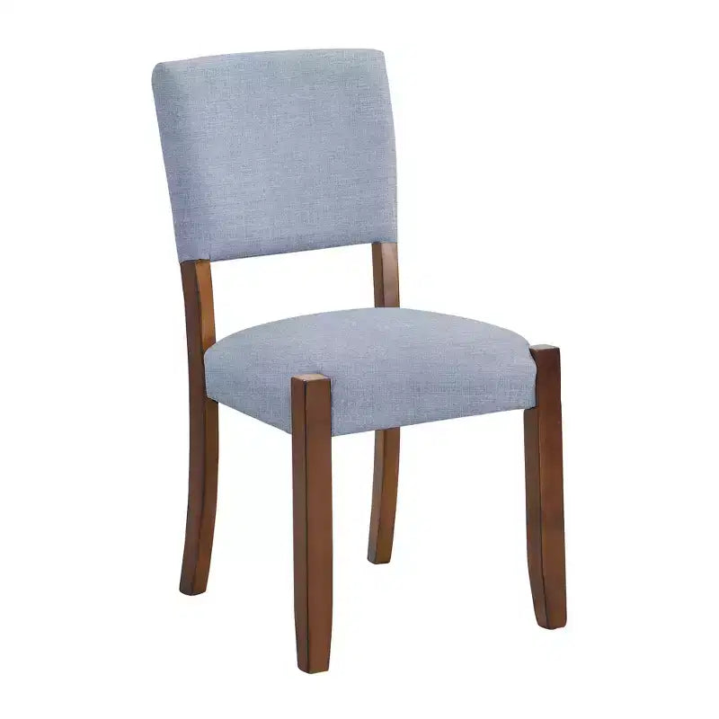 Ensemble table à manger 5 pièces pour 4 personnes, table en faux marbre et 4 chaises rembourrées avec pieds en bois d'hévéa massif - ModernLuxe