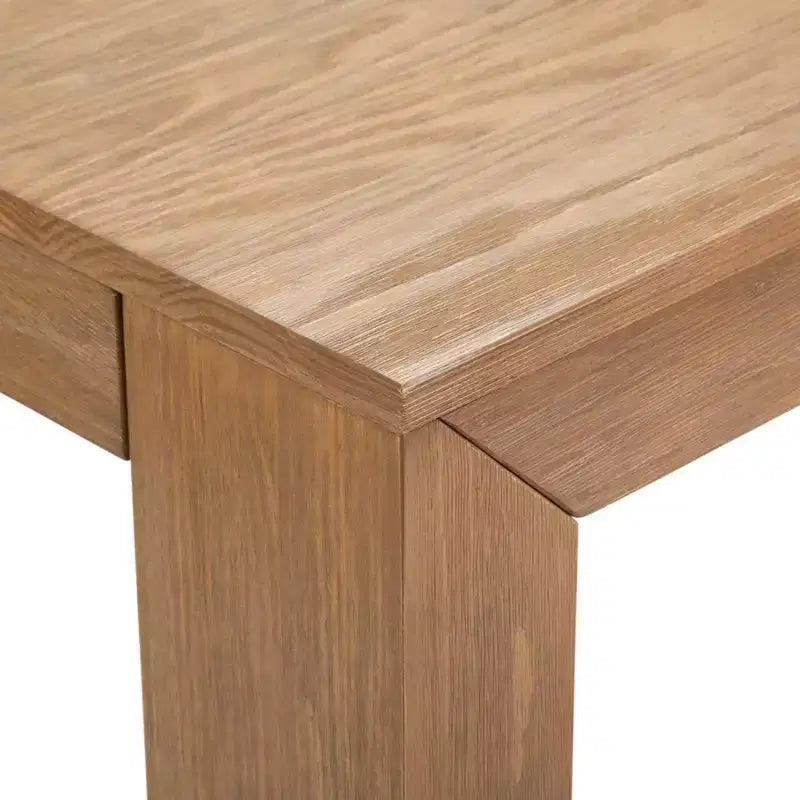 Ensemble de salle à manger moderne de 72 po en bois massif avec banc et 4 chaises