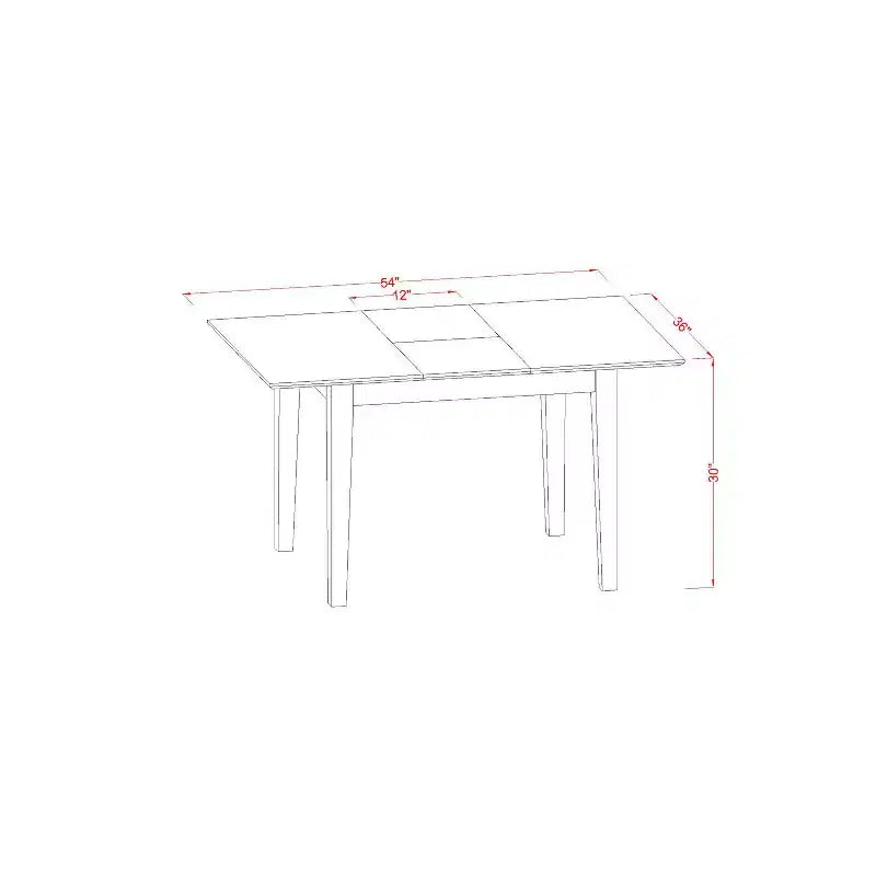 Ensemble de salle à manger rustique - Petite table et chaises de cuisine - Ensemble de salle à manger style ranch