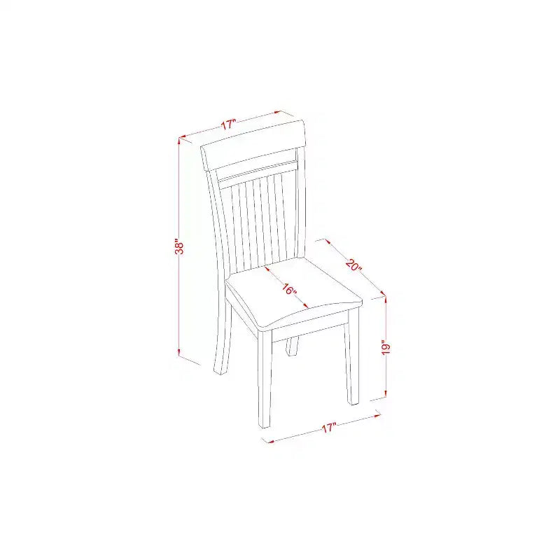 Ensemble table à manger ronde à rabats – Table et chaises de coin cuisine – Petit ensemble de salle à manger