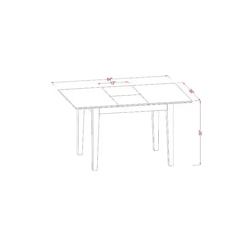 HomeStock Table de salle à manger 6 places rectangulaire en bois massif finition acajou avec 1 banc et 4 chaises