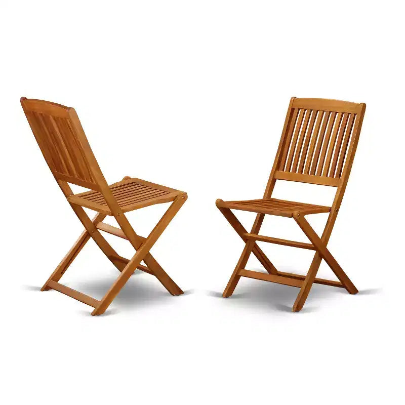 Table à manger HomeStock 7 pièces en bois massif finition chêne naturel avec 6 chaises