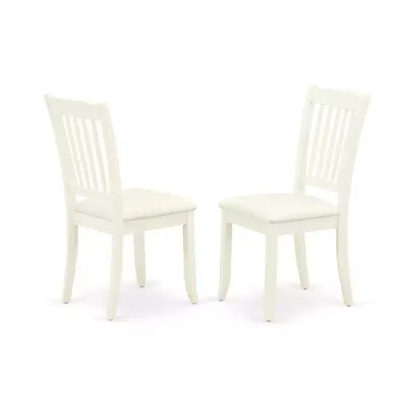 Ensemble de salle à manger HomeStock 5 pièces, table rectangulaire avec plateau en bois massif au fini babeurre et cerisier, 4 chaises à dossier à barreaux et rallonge papillon