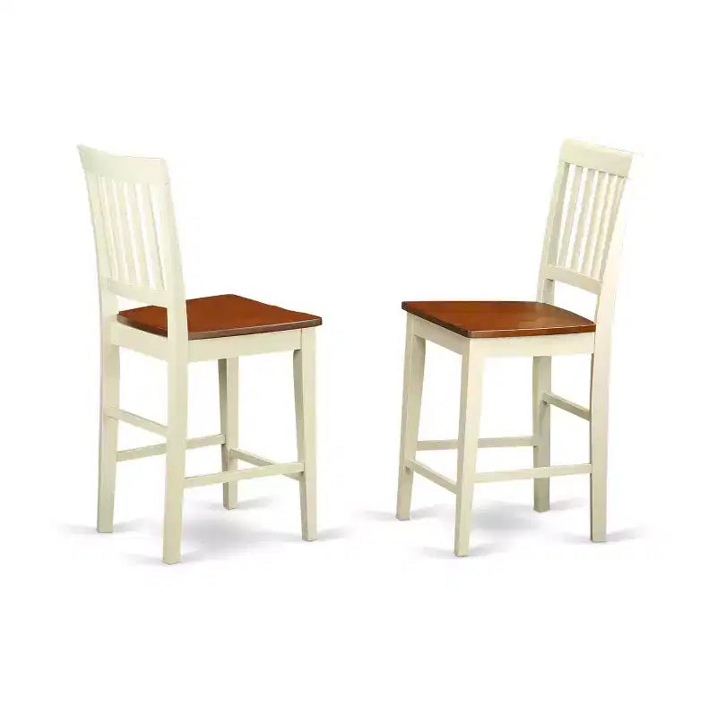 Ensemble de salle à manger hauteur comptoir - Table et 4 chaises - Ensemble de cuisine moderne