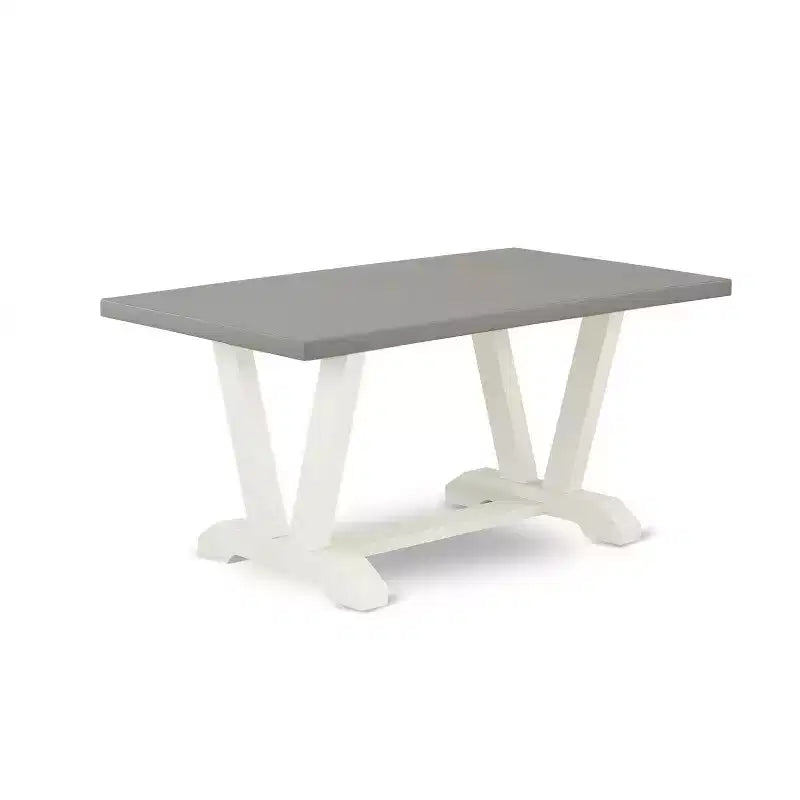 Ensemble de salle à manger HomeStock 5 pièces, table avec plateau en bois massif finition chêne naturel et 4 chaises
