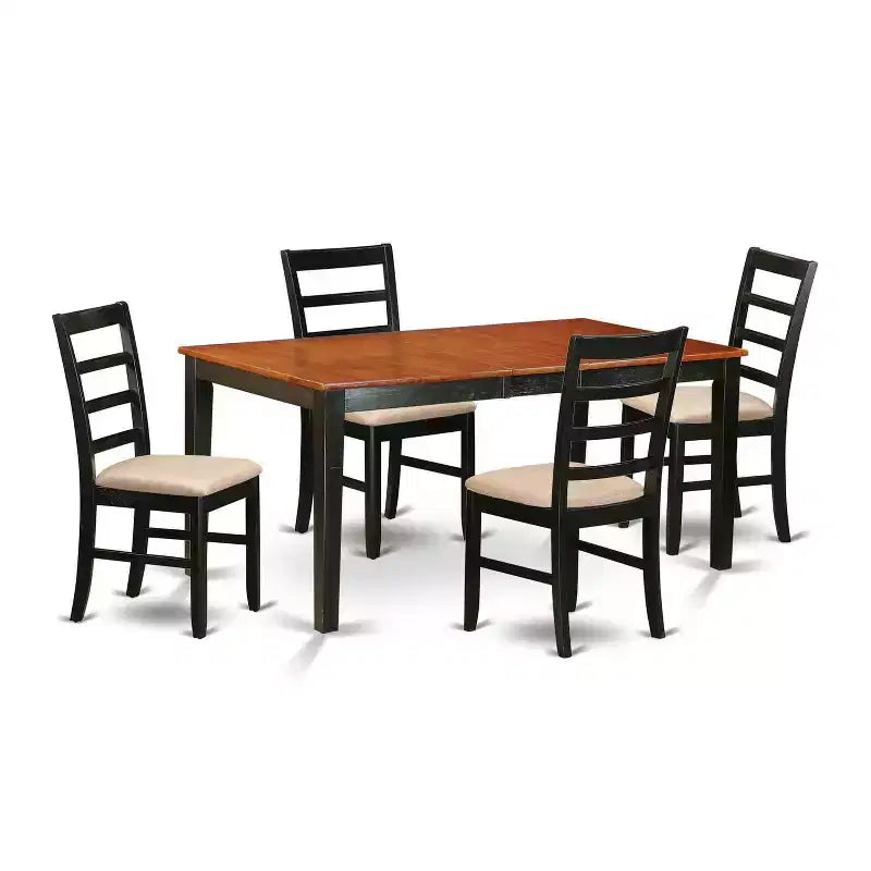 Rustic Dining Chair Set - Farmhouse Style Kitchen Chairs - Modern Dining Room Furniture