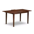 Rectangular Dining Set - 48-60 Inch Table with Leaf & 2 Chairs - Hardwood Kitchen Dining Room Set