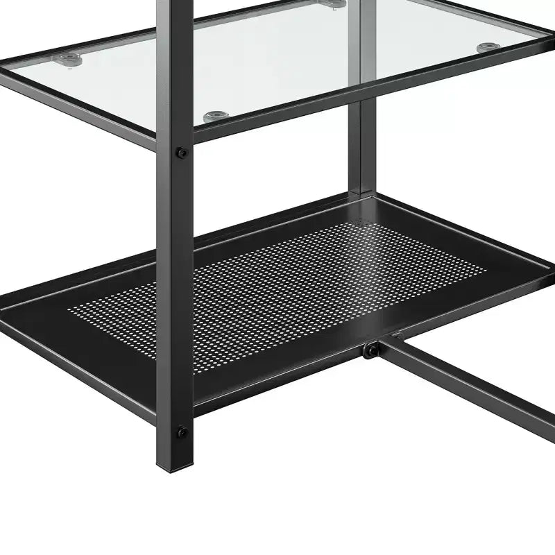 VECELO Ensemble Table et Chaises de Bar de Cuisine pour 2 Personnes, 3 Pièces, Hauteur Comptoir, avec Chaises en Cuir PU et Étagères de Rangement, Marbre Noir/Chêne/Marron