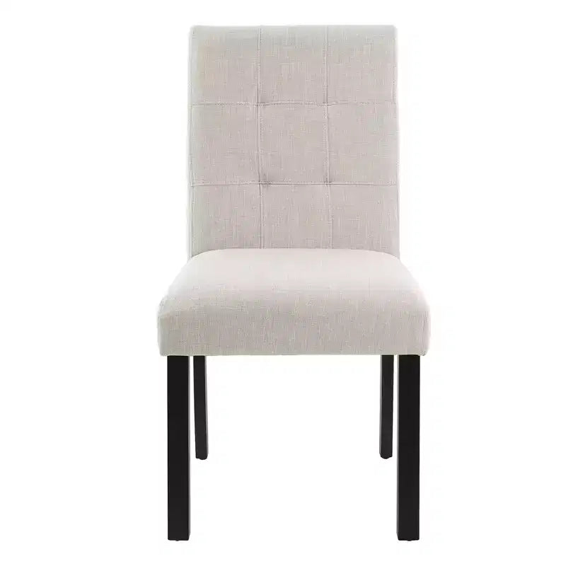 Ensemble de salle à manger 6 pièces, table effet marbre, pieds géométriques, 4 chaises capitonnées et un banc - ModernLuxe