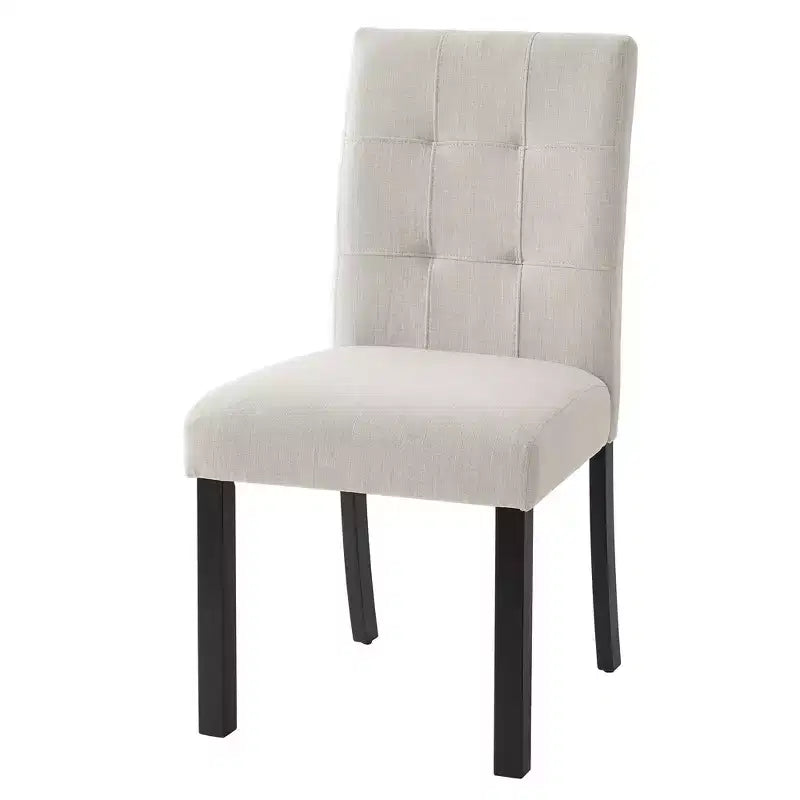 Ensemble de salle à manger 6 pièces, table effet marbre, pieds géométriques, 4 chaises capitonnées et un banc - ModernLuxe