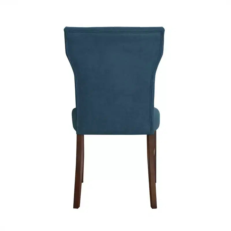 Ensemble de salle à manger 7 pièces ChaletPosh avec chaises de salle à manger avec housse en lin