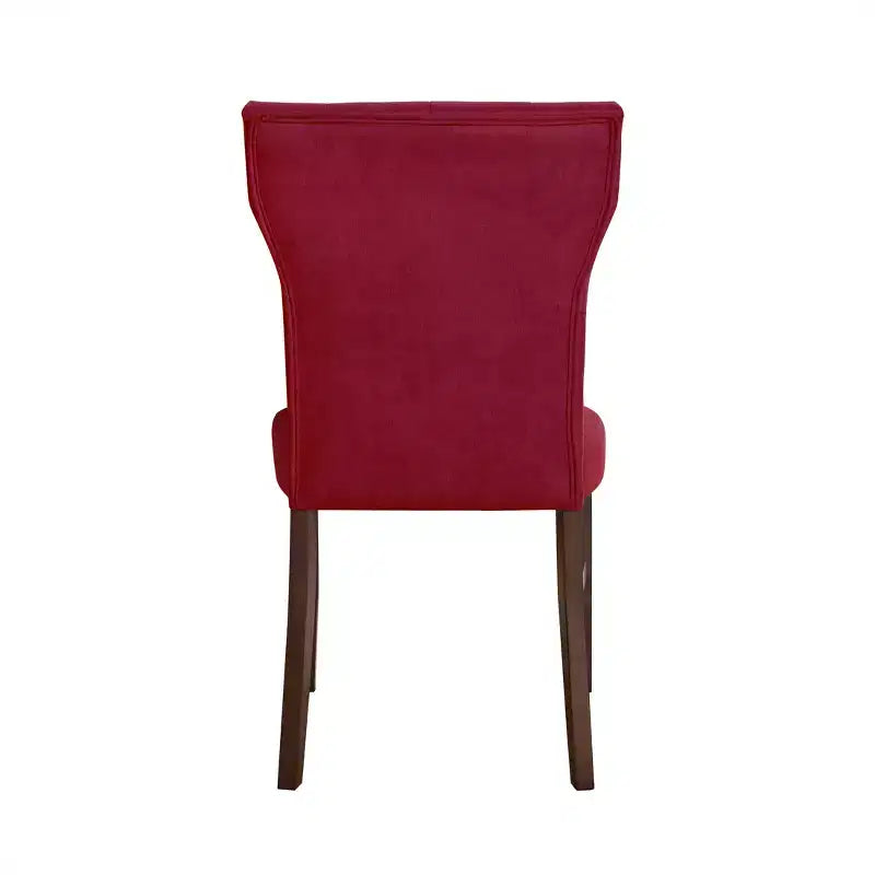 Ensemble de salle à manger 7 pièces ChaletPosh avec chaises de salle à manger avec housse en lin