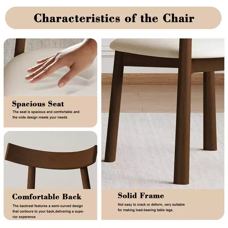 Ensemble de table à manger pliante GDFStudio Norwick de 43 po en bois avec 2 chaises en polyuréthane
