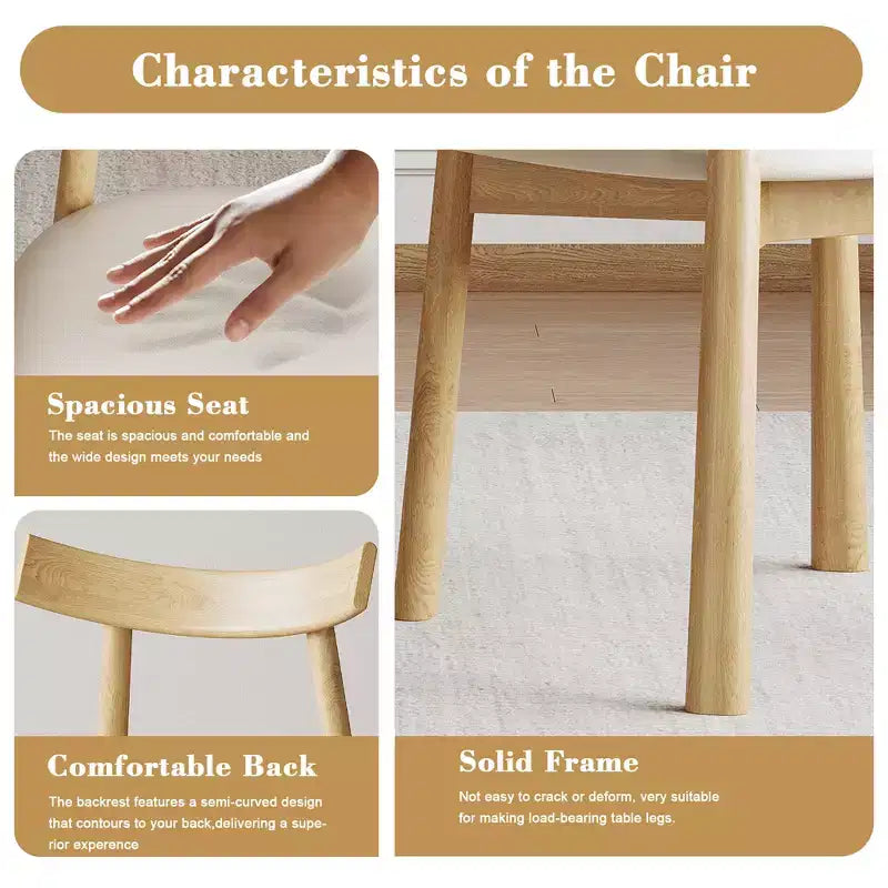 Ensemble de table à manger pliante GDFStudio Norwick de 43 po en bois avec 2 chaises en polyuréthane