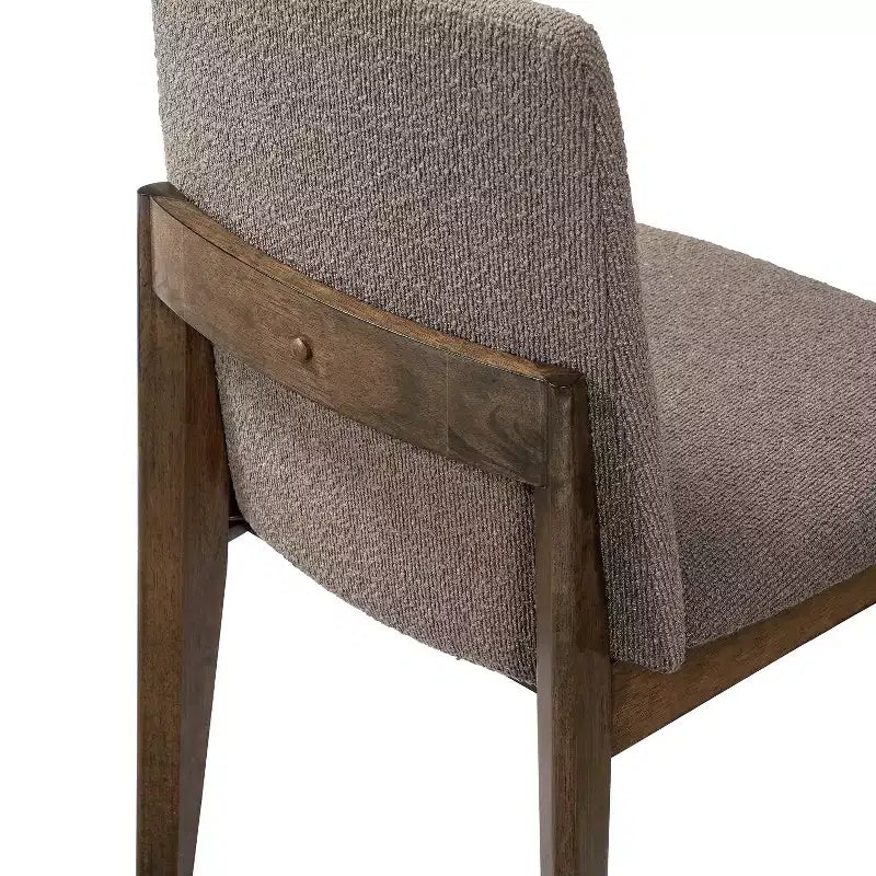 Ensemble de salle à manger 7 pièces Christopher Knight Home Ronan en bois d'hévéa rustique et tissu