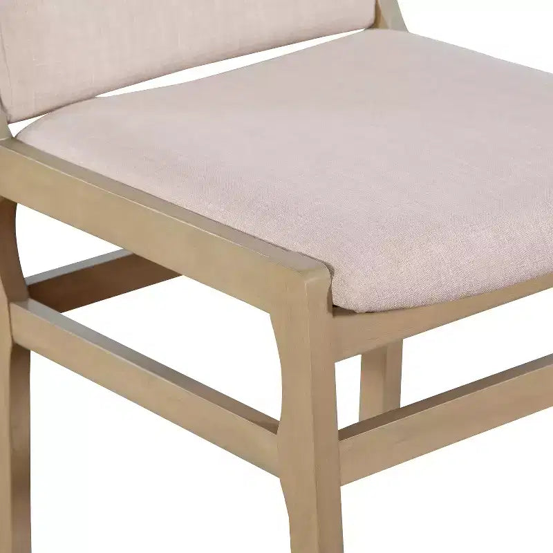 Ensemble de salle à manger capitonné contemporain Soraya 5 pièces en bois d'hévéa Christopher Knight Home