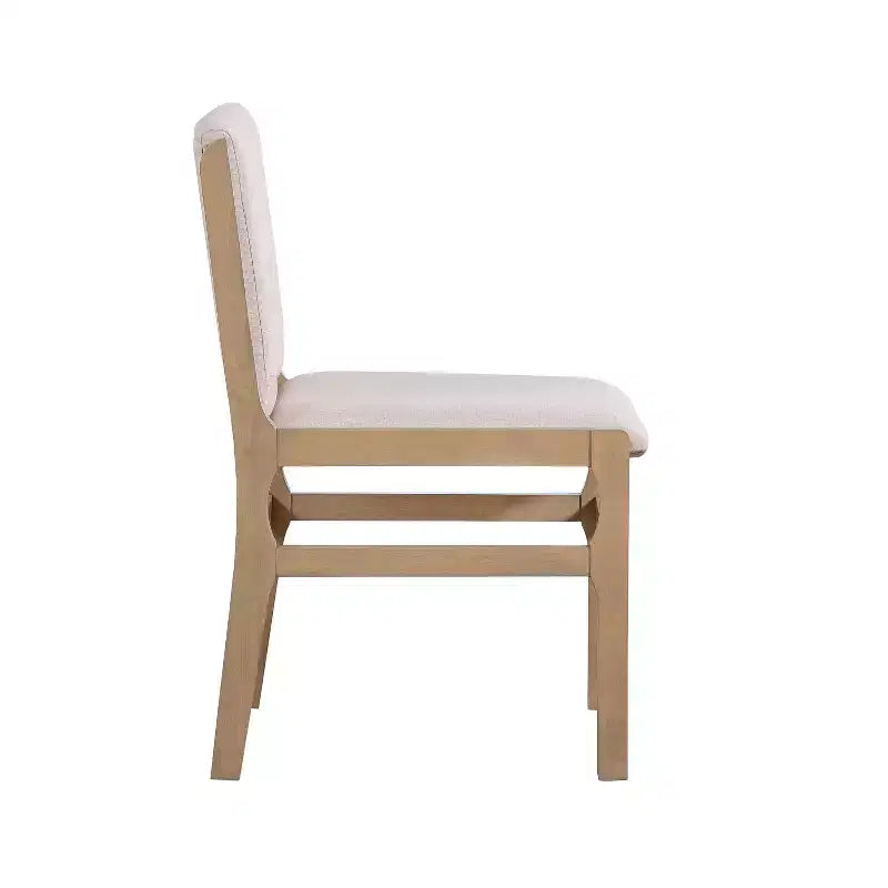 Ensemble de salle à manger capitonné contemporain Soraya 5 pièces en bois d'hévéa Christopher Knight Home