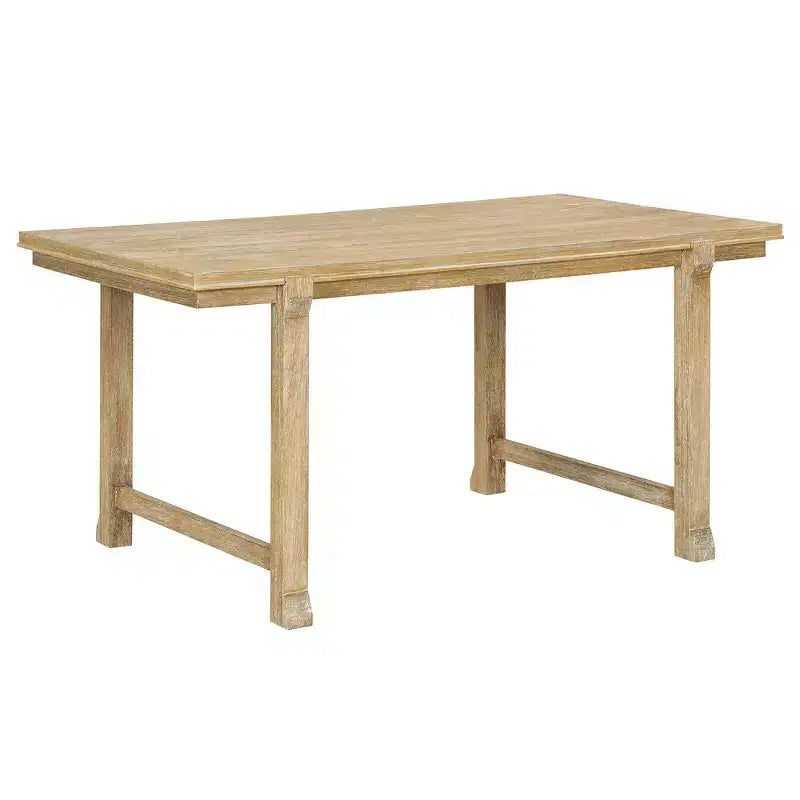 Ensemble de salle à manger de ferme Whisen 6 pièces, meubles de salle à manger en bois pour 6 personnes, table à manger rectangulaire et 4 chaises, 1 banc