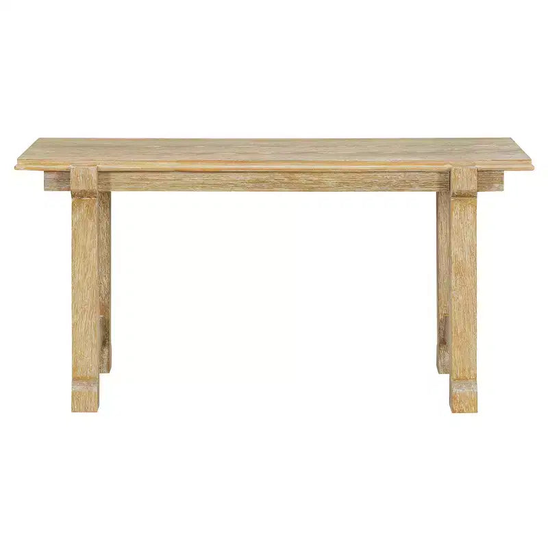 Ensemble de salle à manger de ferme Whisen 6 pièces, meubles de salle à manger en bois pour 6 personnes, table à manger rectangulaire et 4 chaises, 1 banc