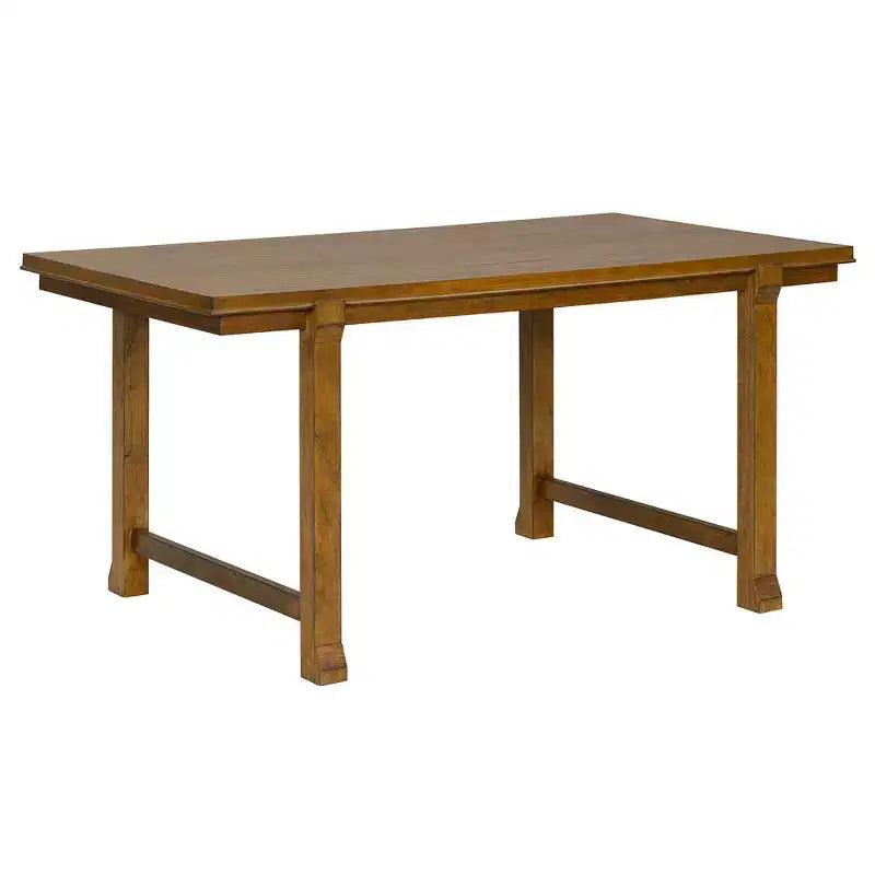 Ensemble de salle à manger de ferme Whisen 6 pièces, meubles de salle à manger en bois pour 6 personnes, table à manger rectangulaire et 4 chaises, 1 banc