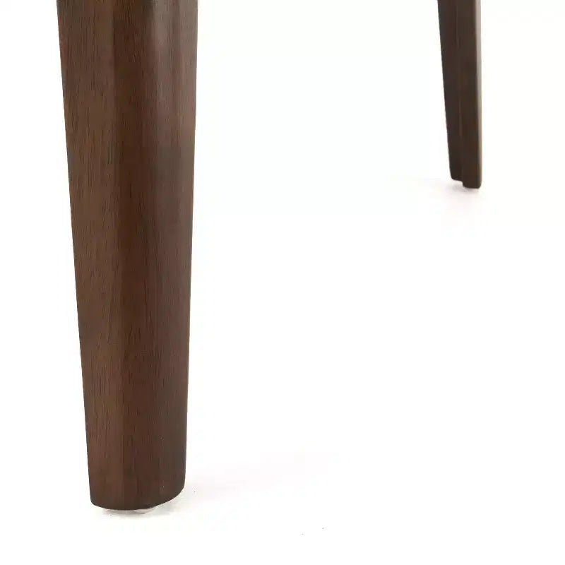 Ensemble de salle à manger minimaliste en bois pour 4 personnes, ensemble de table rectangulaire 5 pièces pour petits espaces avec 4 chaises rembourrées pour la cuisine