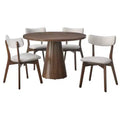 Lifestorey 5pc 45 Castilia Modern Round Dining Set