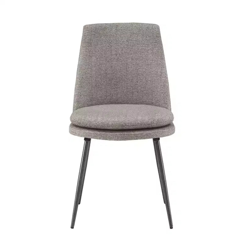 Ensemble de salle à manger conique de style moderne du milieu du siècle en chenille 5 pièces Cortland - iNSPIRE Q