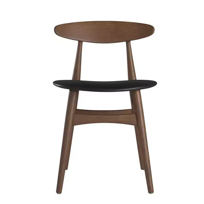 Ensemble de salle à manger Cortland 7 pièces à pieds coniques, style moderne du milieu du siècle - iNSPIRE Q