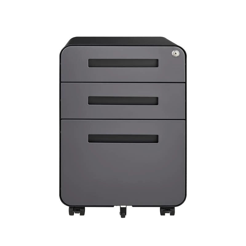 Classeur mobile métallique à 3 tiroirs, pour dossiers légaux/lettre/A4