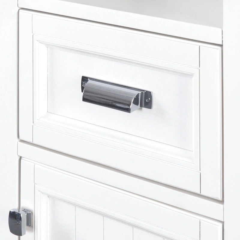 19 x 70 Meuble de salle de bain sur pied en bois de peuplier