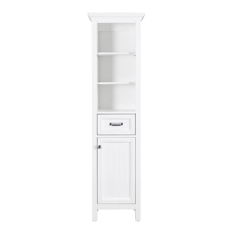 19 x 70 Meuble de salle de bain sur pied en bois de peuplier