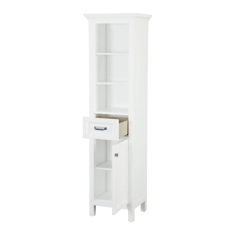19 x 70 Meuble de salle de bain sur pied en bois de peuplier