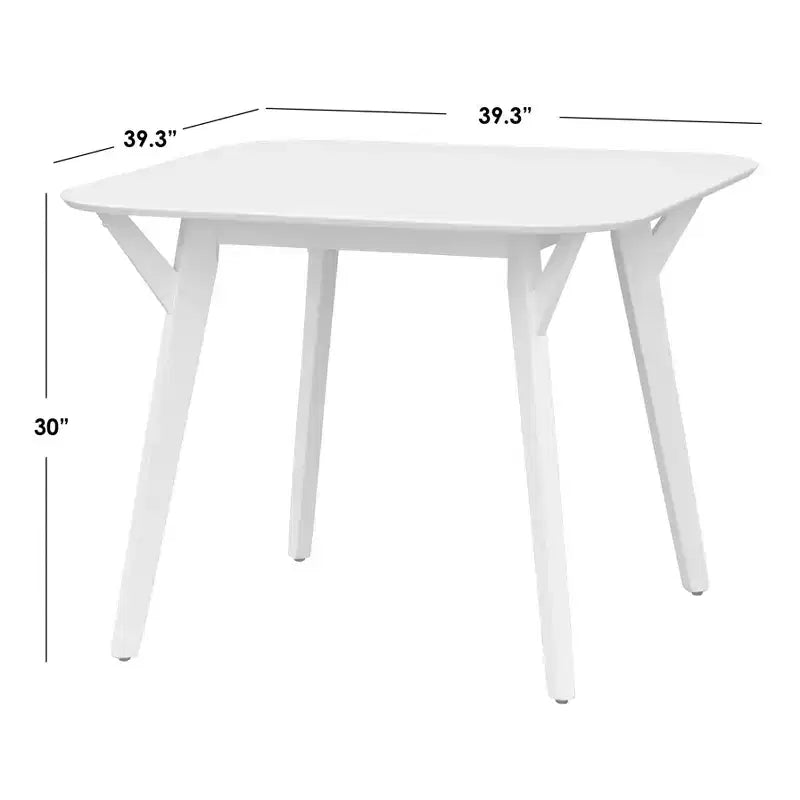 Buylateral Ensemble de 3 chaises de salle à manger Vance en similicuir style Mid-Century Modern Noyer/Noir : Mid-Century Modern, Chaises en similicuir