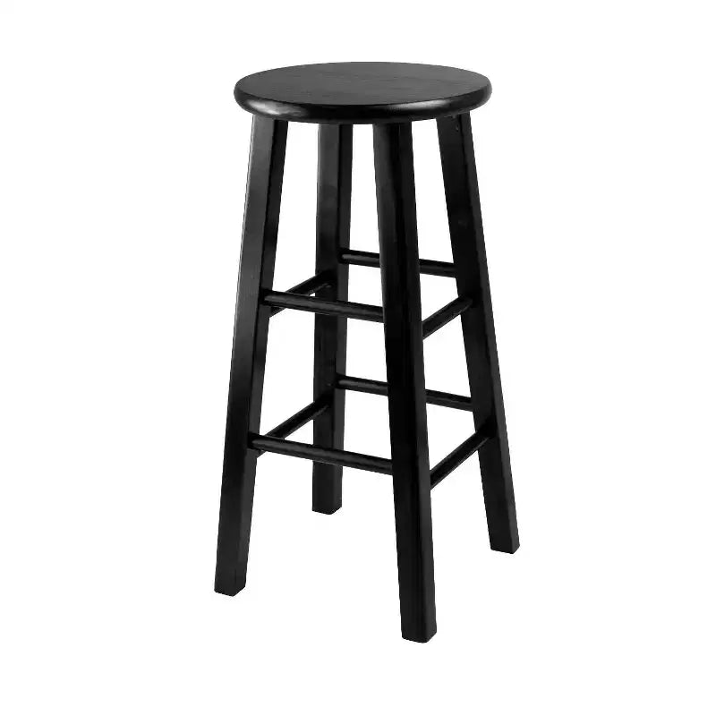 Ensemble de salle à manger 3 pièces, hauteur comptoir 24 po, obsidienne bois/noir - Winsome