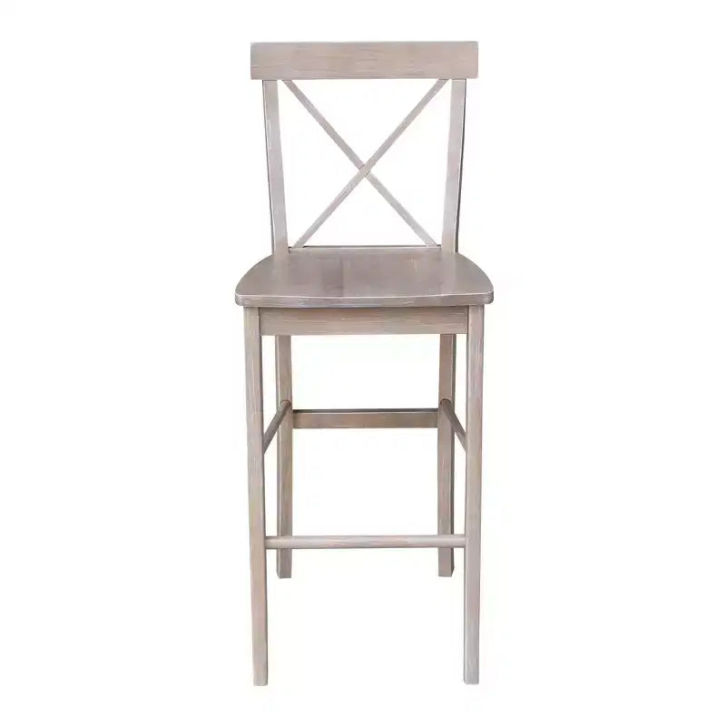 Ensemble de salle à manger Alfred de 36 po avec table ronde à pied central et 2 tabourets de bar, couleur naturelle - International Concepts