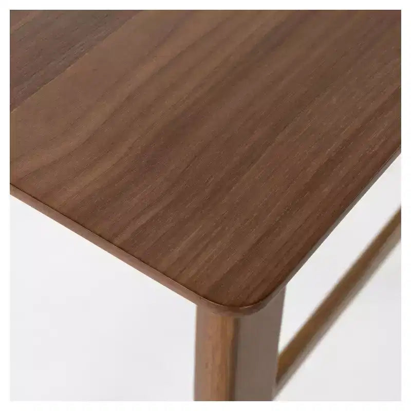 Christopher Knight Home Ensemble de salle à manger 3 pièces Moria 42" hauteur bar Noyer naturel : style scandinave, tabourets en similicuir